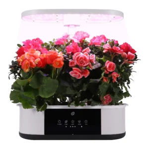 12-Pod Hydroponic System with LED Grow Lights