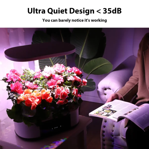 12-Pod Hydroponic System with LED Grow Lights - Image 4