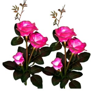Solar LED Rose Garden Lights
