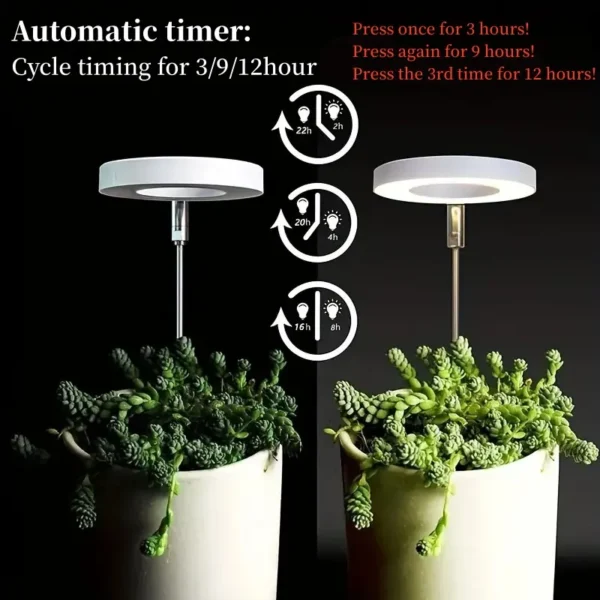 LEDFull Spectrum Retractable Plant Grow Light - Image 2