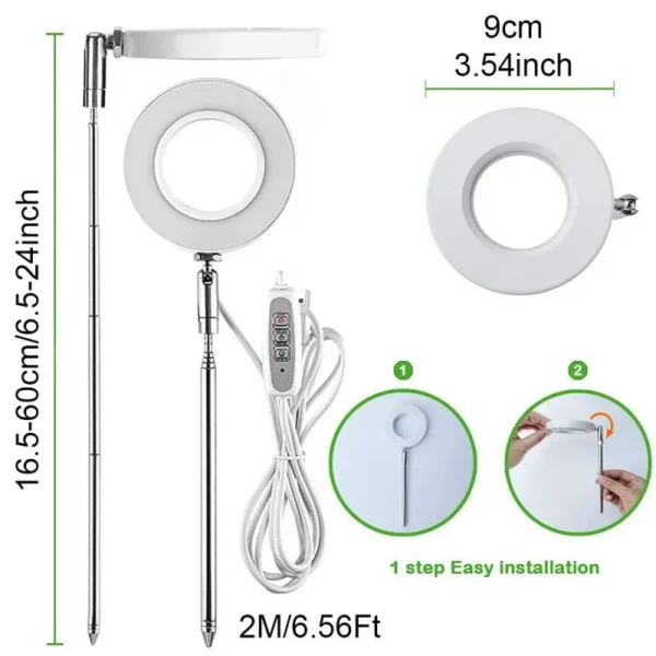 LEDFull Spectrum Retractable Plant Grow Light - Image 6