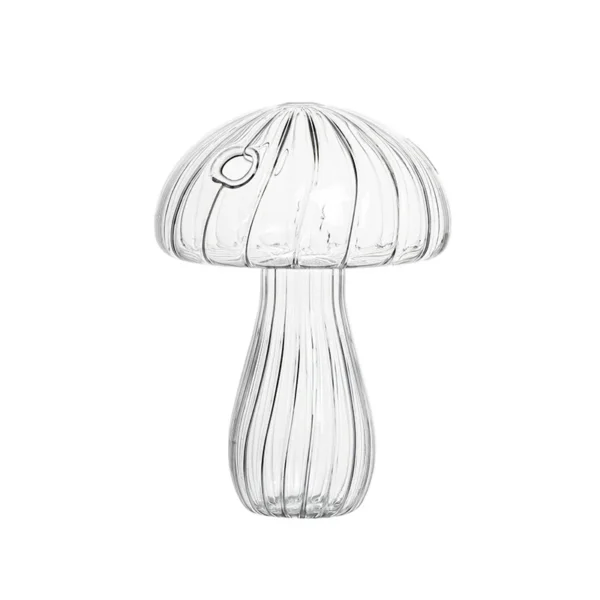 Mushroom Glass Vase Hydroponic Plant Decor - Image 9