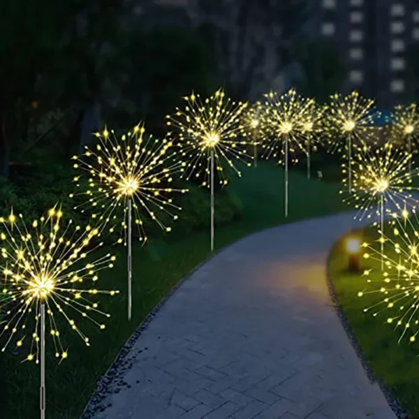 Outdoor Solar Firework LED Garden Decor - Image 9