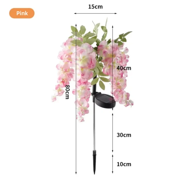 Solar LED Wisteria Garden Lights - Image 7