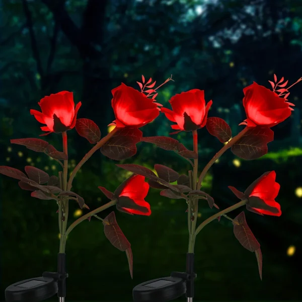Solar LED Rose Garden Lights - Image 2