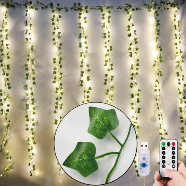 LED Ivy String Lights – Fake Vines Decor - Image 2