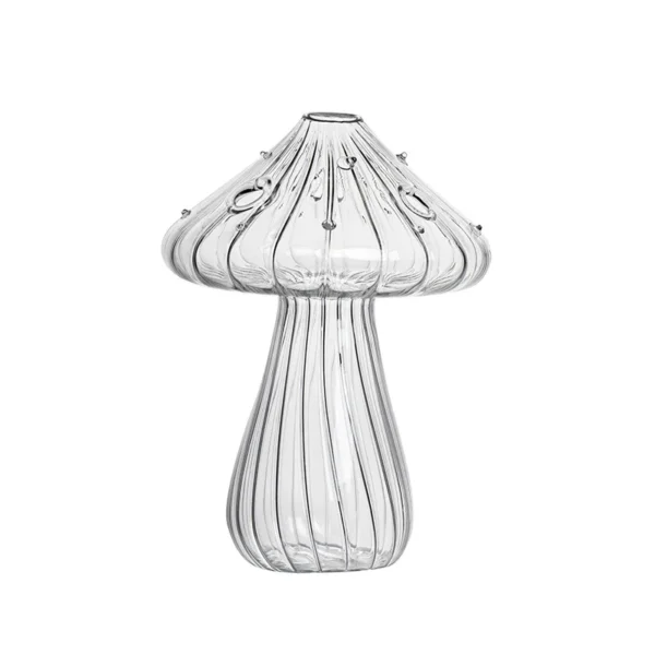 Mushroom Glass Vase Hydroponic Plant Decor - Image 7