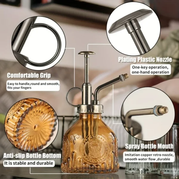 Vintage Glass Mister Plant Spray Bottle - Image 4