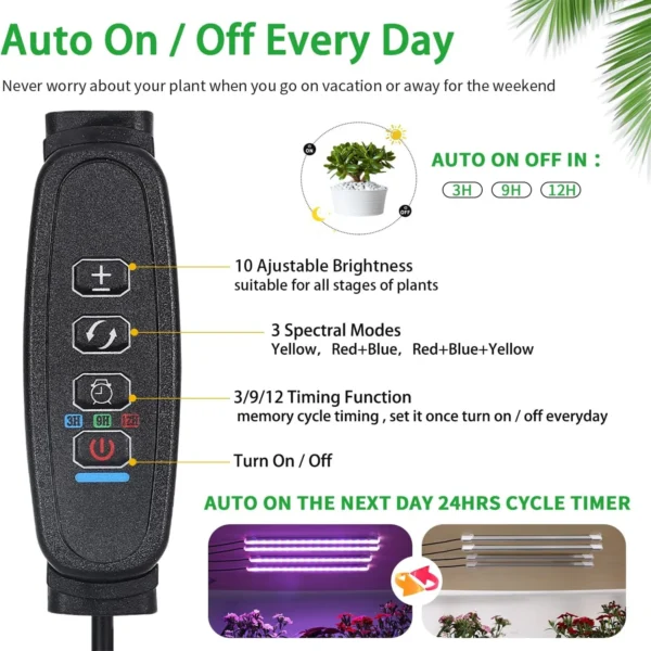 Color Changing LED Indoor Grow Light - Image 2