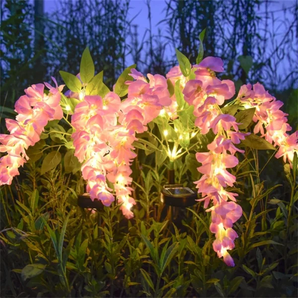 Solar LED Wisteria Garden Lights - Image 2