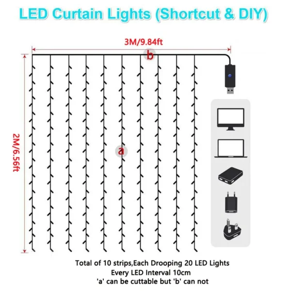LED Ivy String Lights – Fake Vines Decor - Image 6