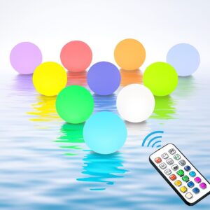 LED Color-Changing Floating Pool Lights