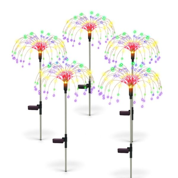Outdoor Solar Firework LED Garden Decor