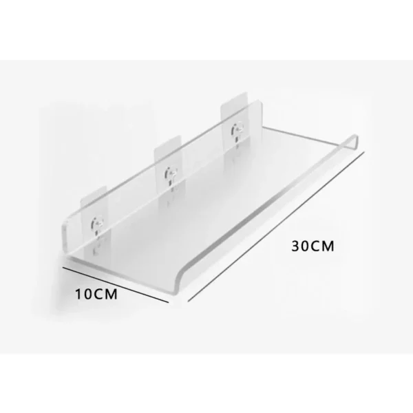 Color Acrylic Wall Mounted Storage Rack Modern Bathroom Living Room Shelves Free Punching Wall Shelf Home Decorative Shelves - Image 20