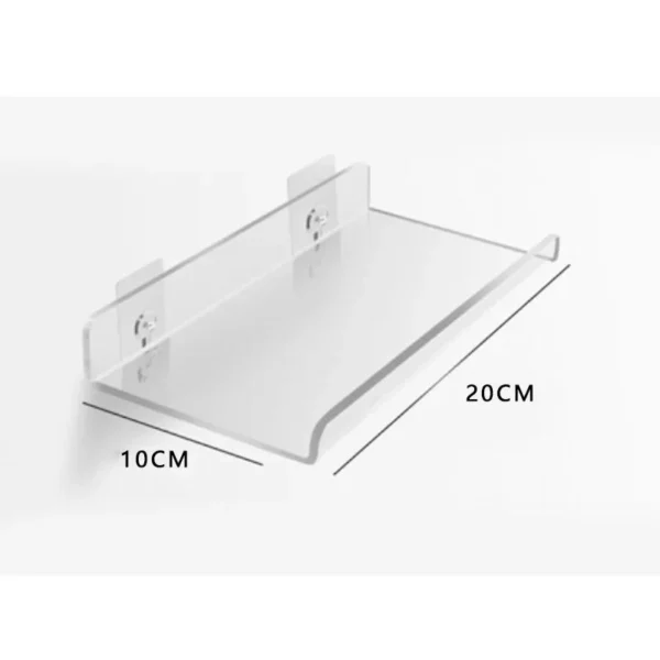 Color Acrylic Wall Mounted Storage Rack Modern Bathroom Living Room Shelves Free Punching Wall Shelf Home Decorative Shelves - Image 19