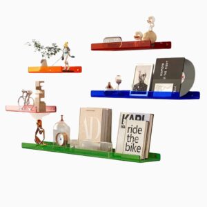 Colorful Wall Shelves- Floating Storage Rack