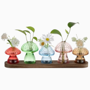 Mushroom Vase Glass Propagation Station