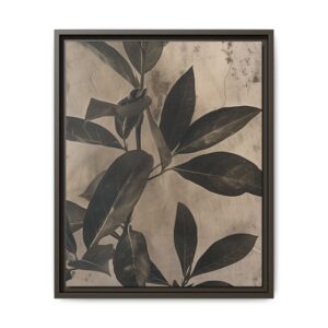 Muted Botanical Study I – Atmospheric Canvas Wall Art