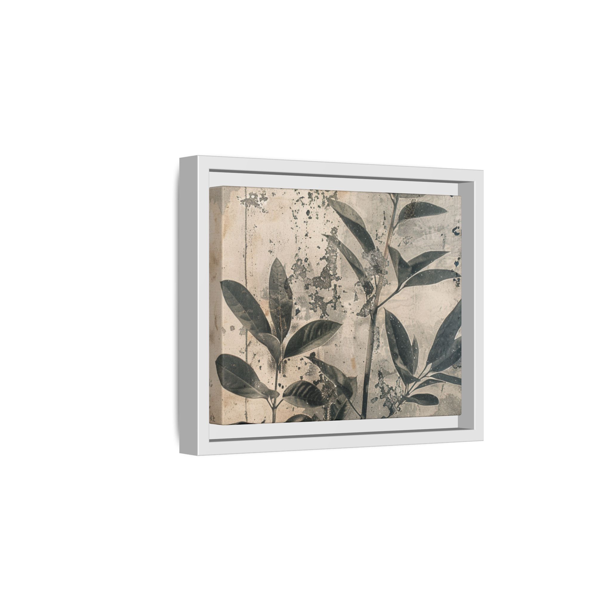 Framed Botanical Wall Art – Vintage Leaf Matte Canvas - Image 14