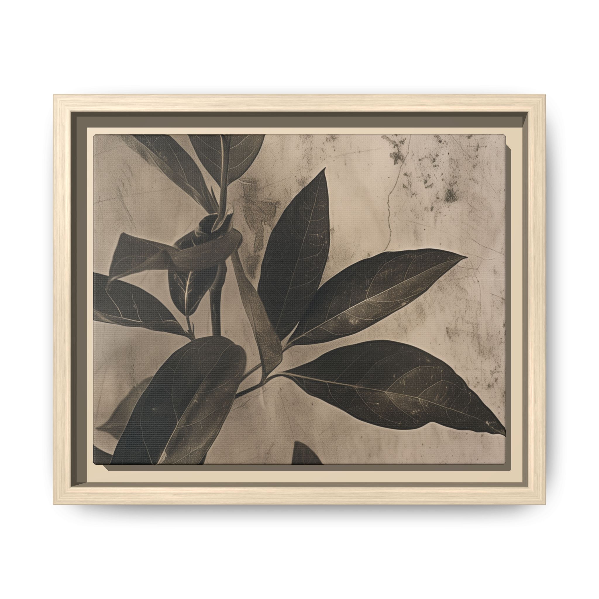 Muted Botanical Study I – Atmospheric Canvas Wall Art - Image 6