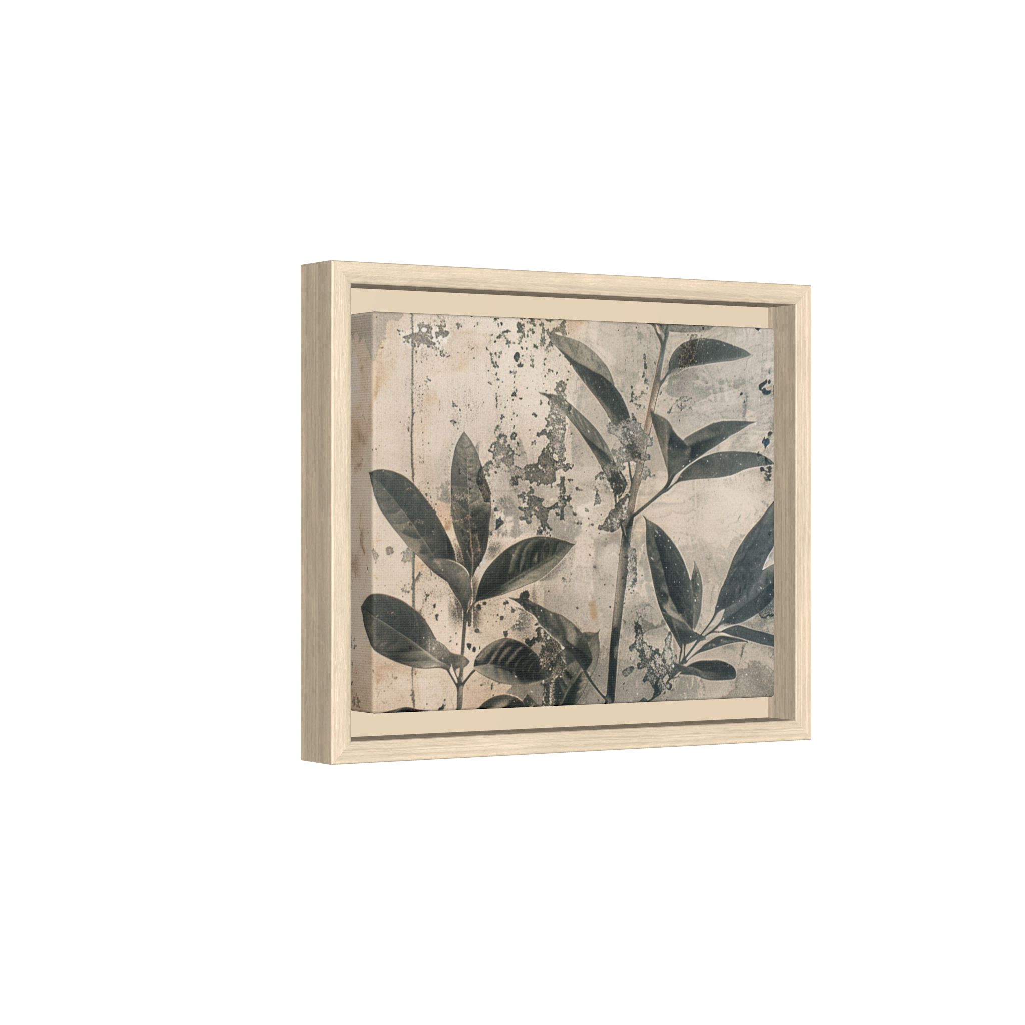 Framed Botanical Wall Art – Vintage Leaf Matte Canvas - Image 6