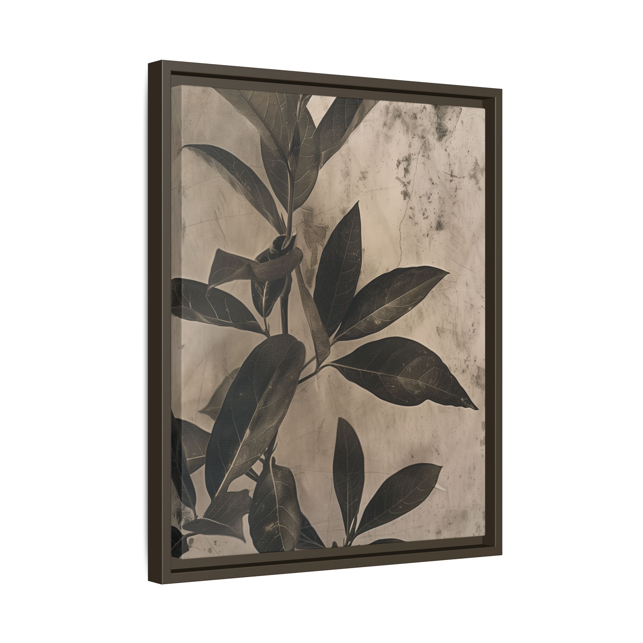 Muted Botanical Study I – Atmospheric Canvas Wall Art - Image 3