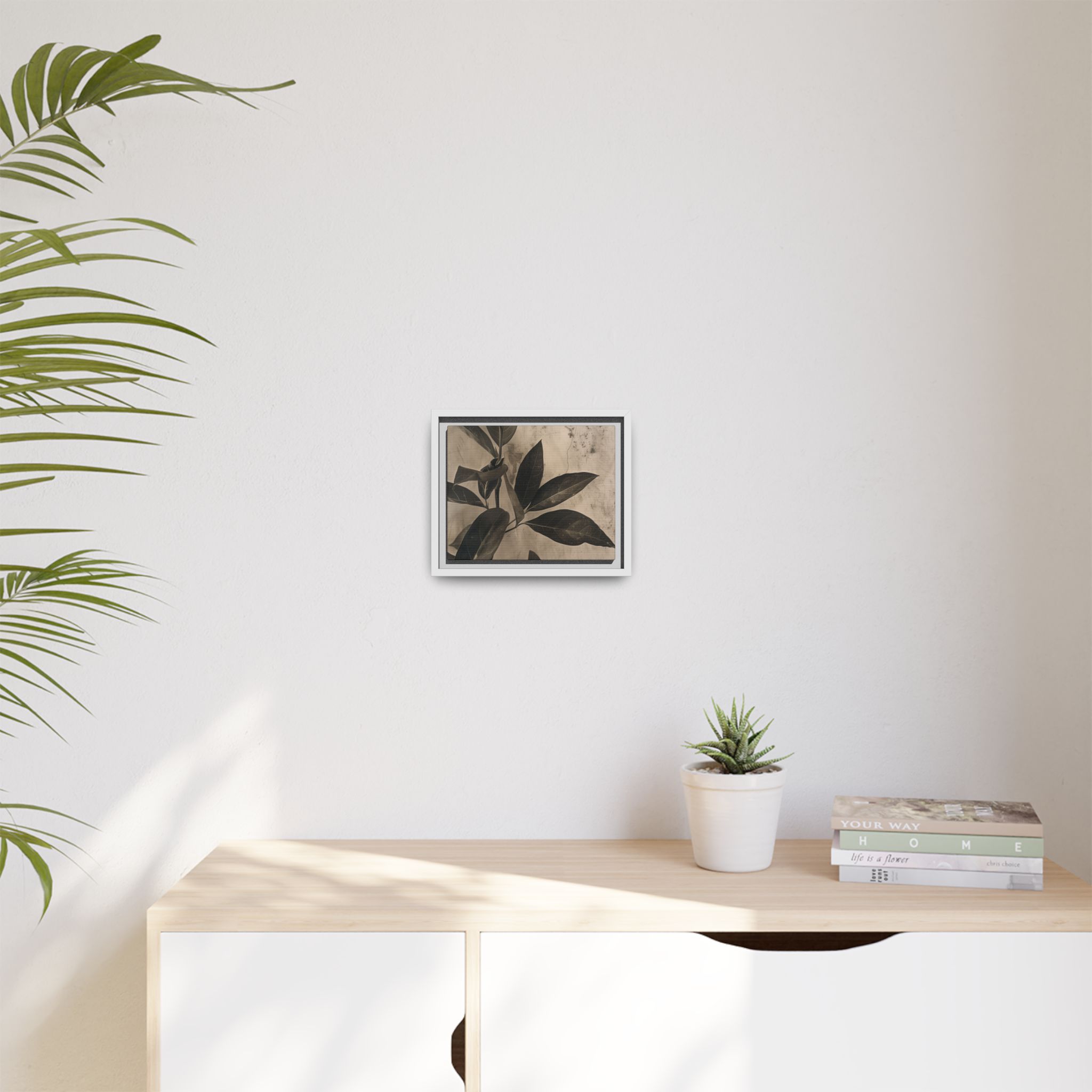 Muted Botanical Study I – Atmospheric Canvas Wall Art - Image 15