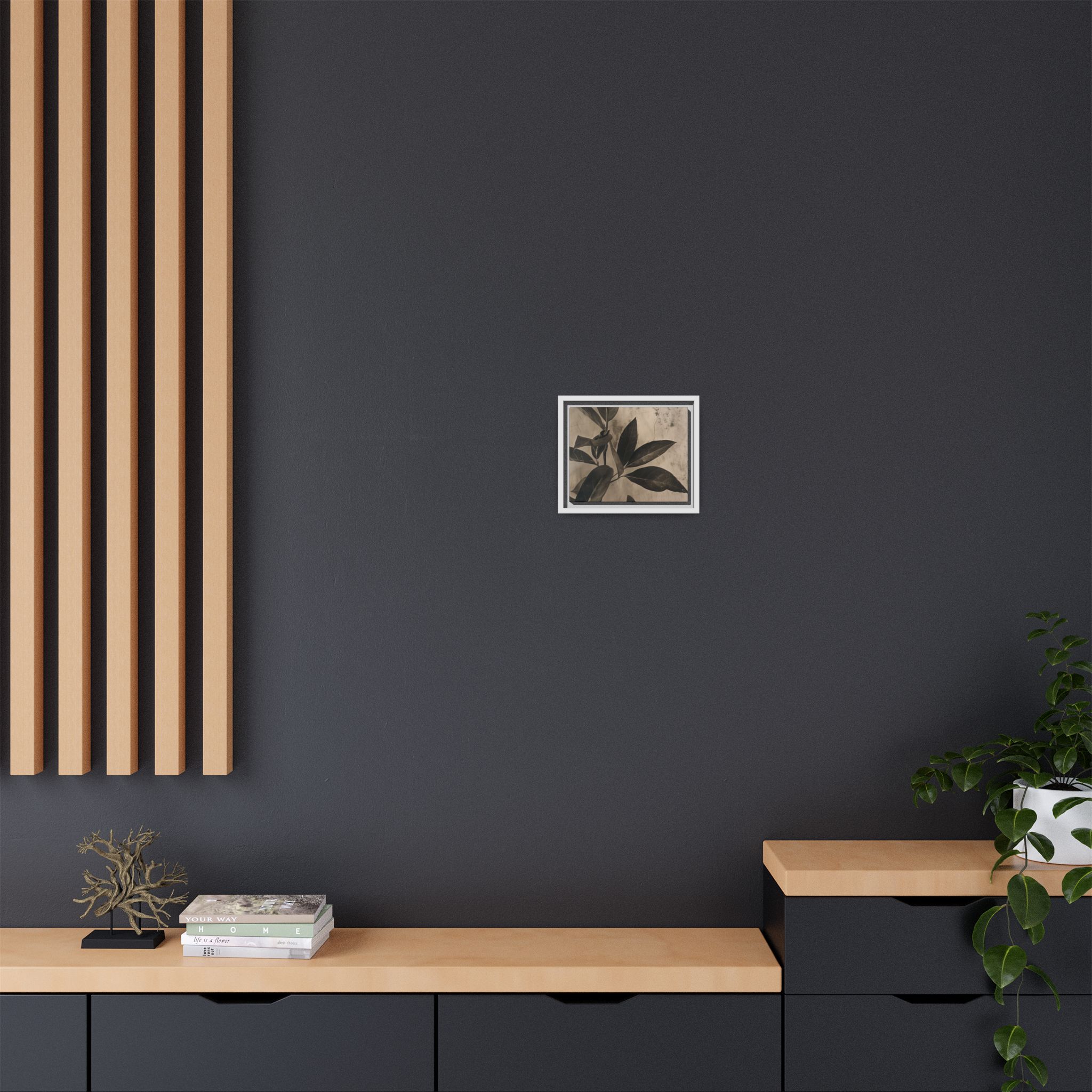 Muted Botanical Study I – Atmospheric Canvas Wall Art - Image 16