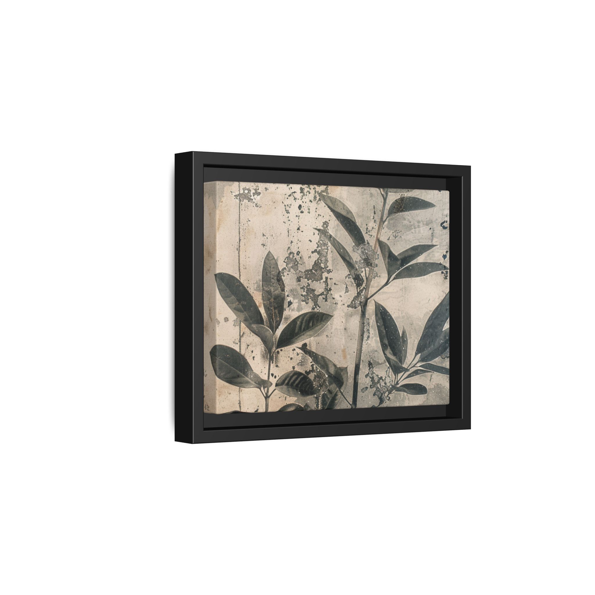 Framed Botanical Wall Art – Vintage Leaf Matte Canvas - Image 10