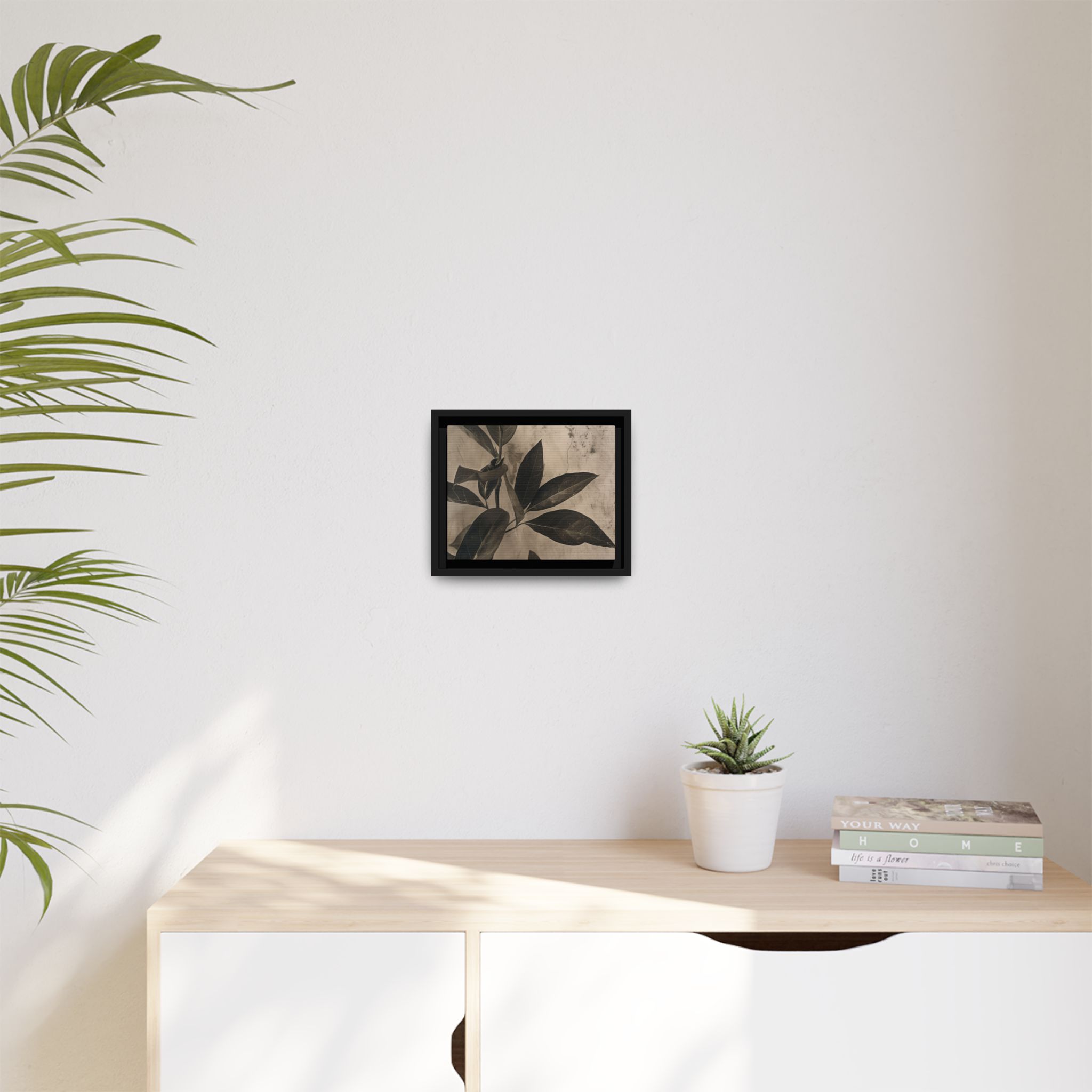 Muted Botanical Study I – Atmospheric Canvas Wall Art - Image 12