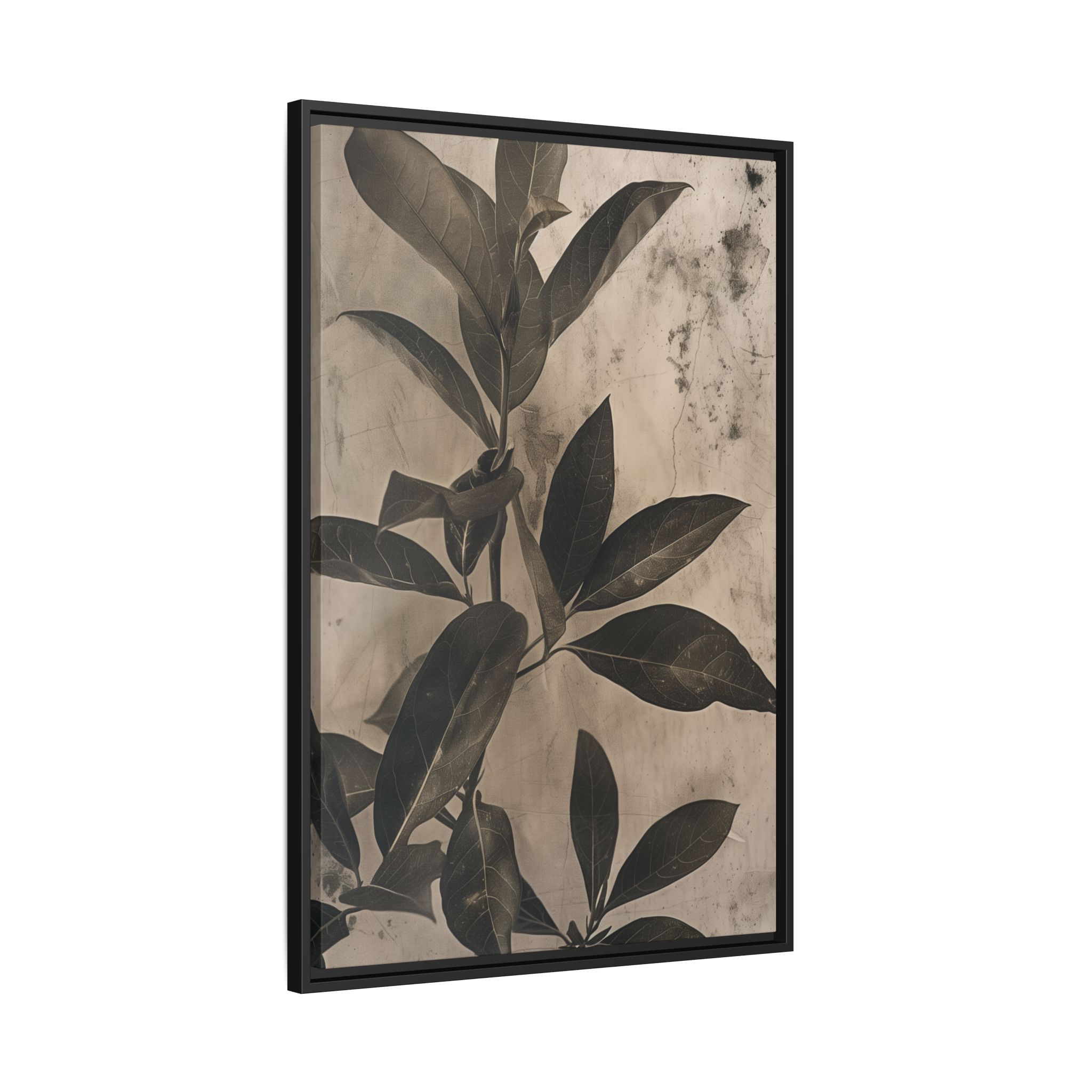 Shadow Leaf Framed Canvas Wall Art - Image 10
