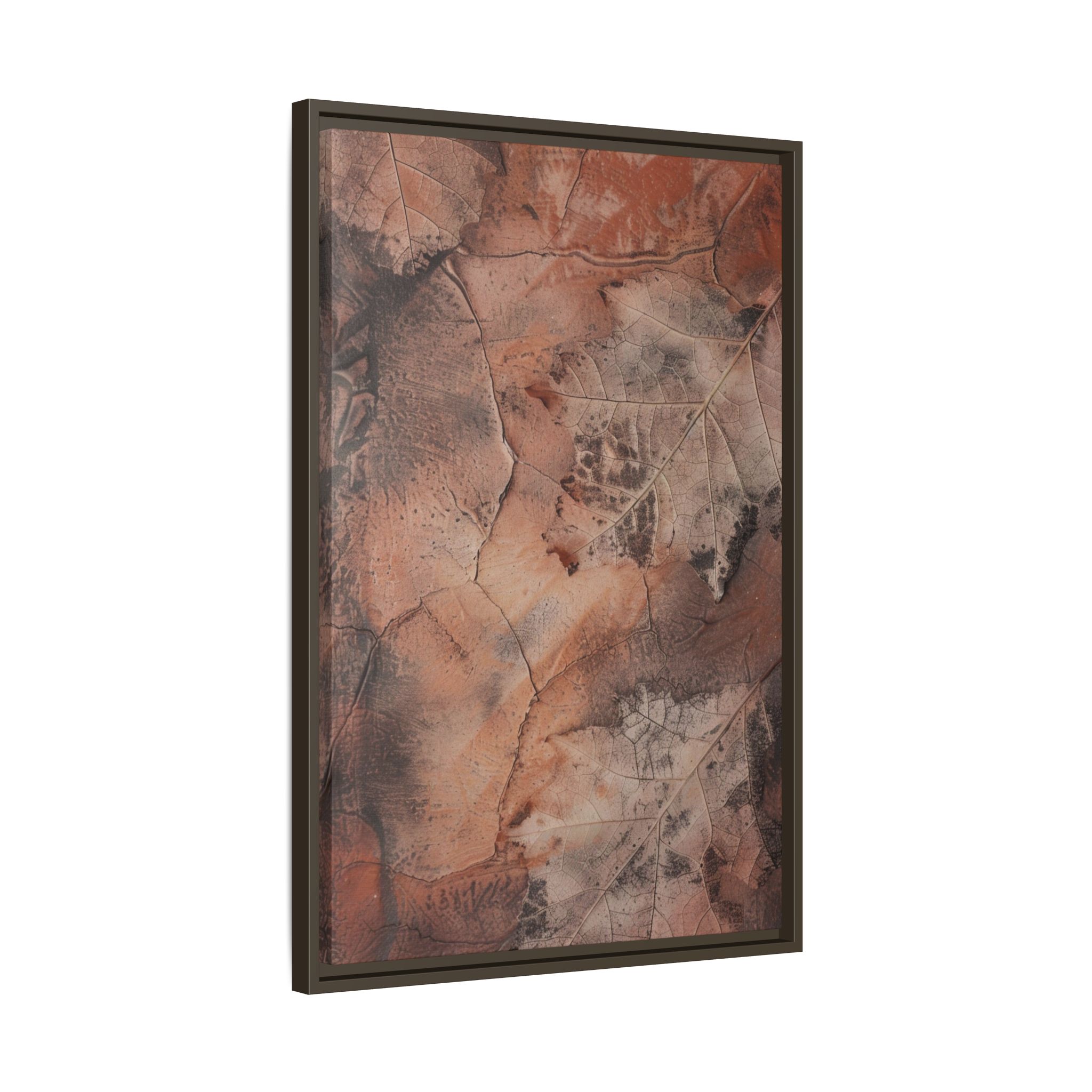 Terracotta Vein Framed Canvas Wall Art - Image 6