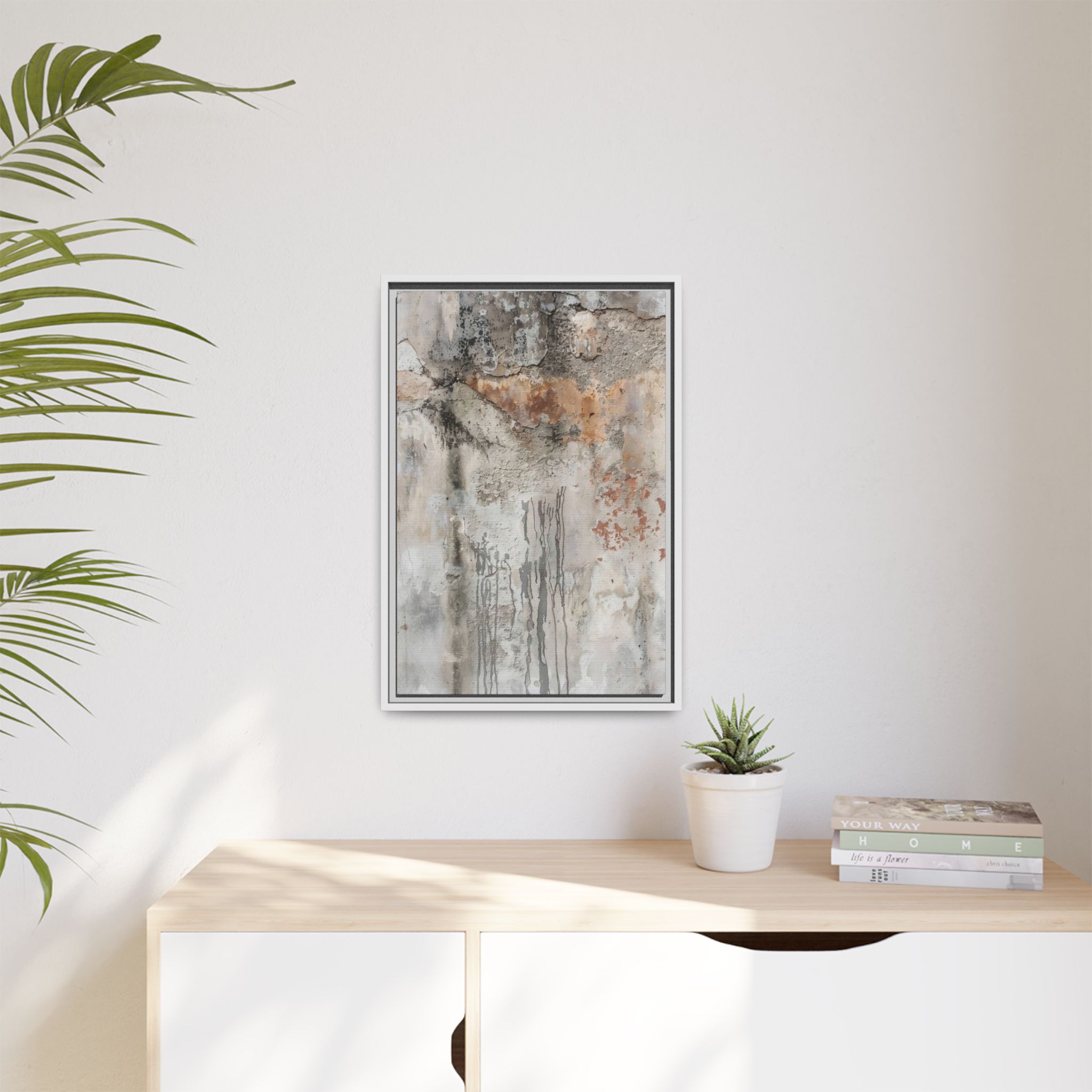 Weathered Stone Framed Canvas Wall Art - Image 23