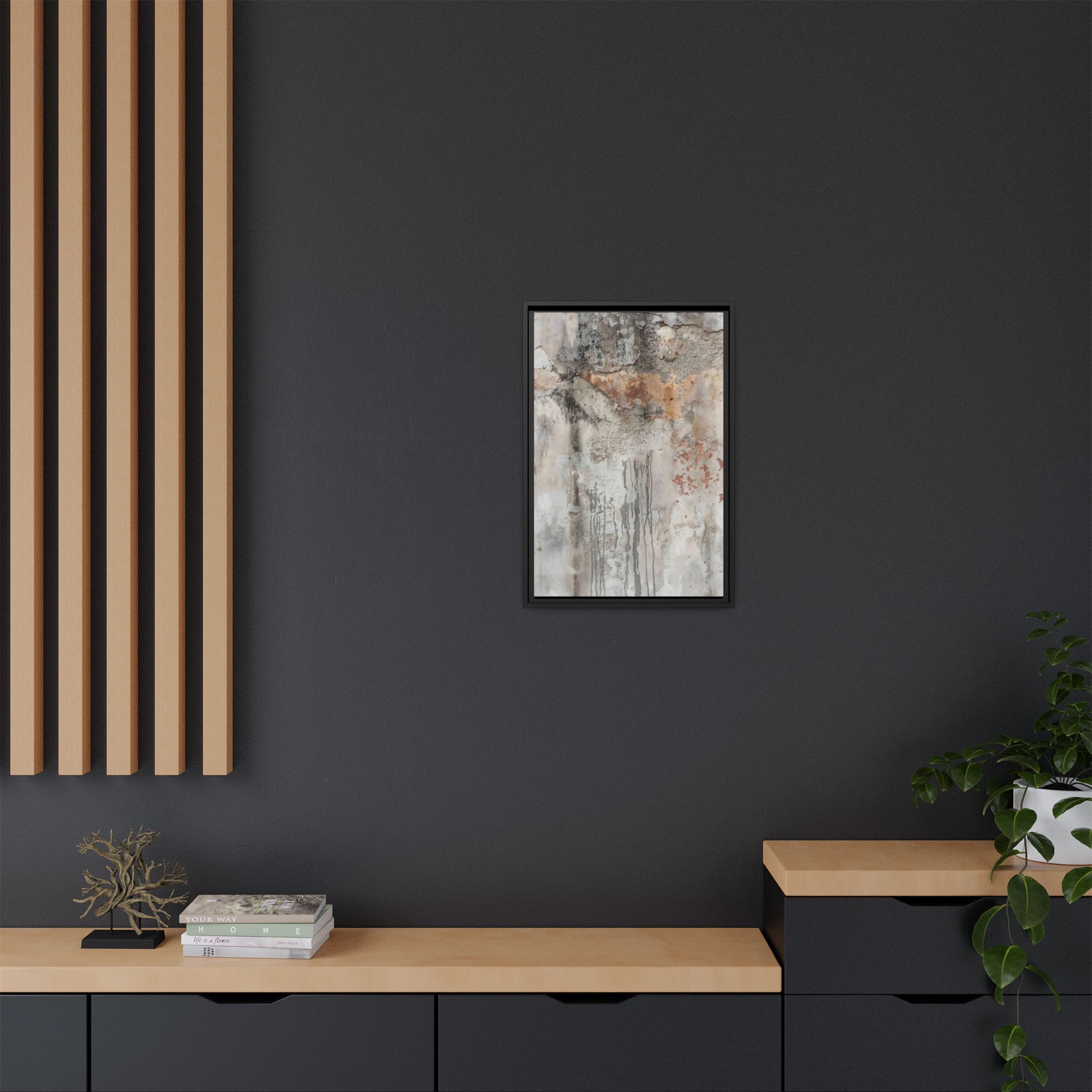 Weathered Stone Framed Canvas Wall Art - Image 12