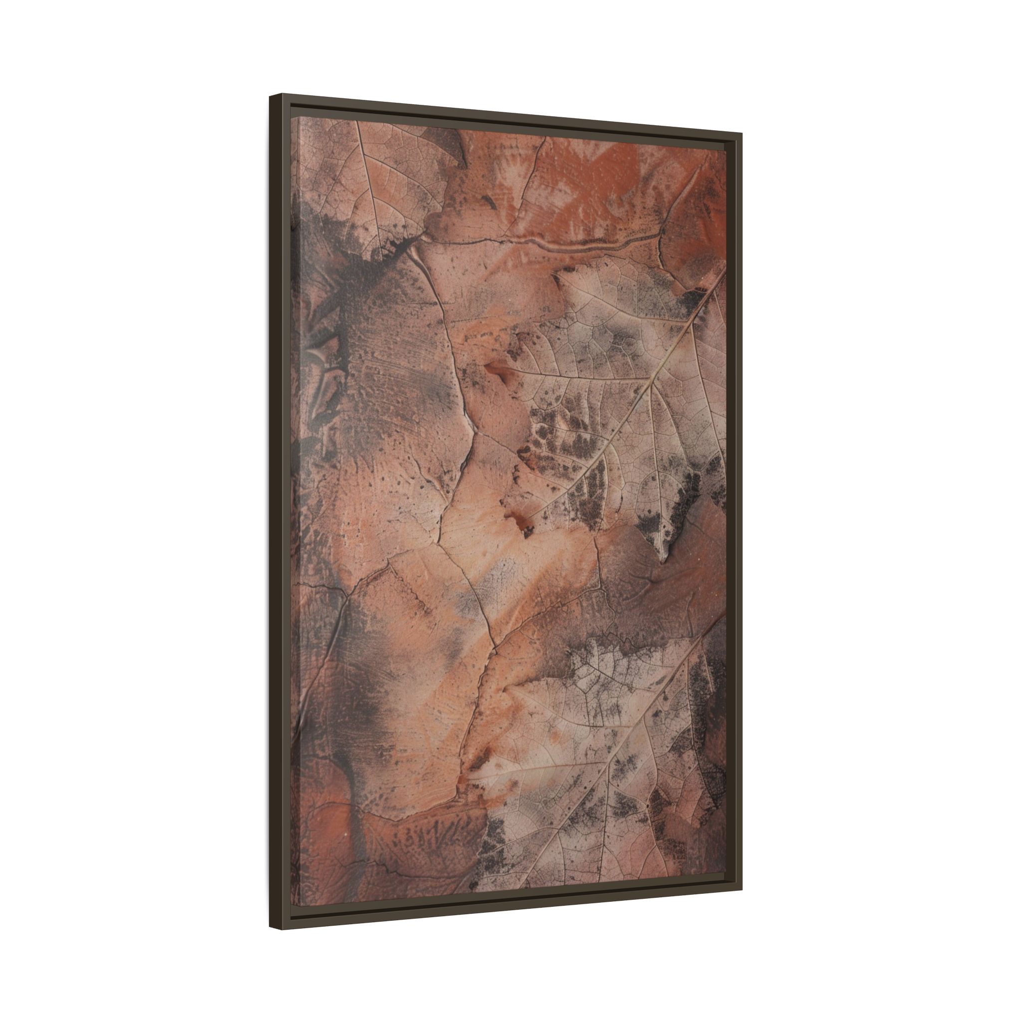 Terracotta Vein Framed Canvas Wall Art - Image 22