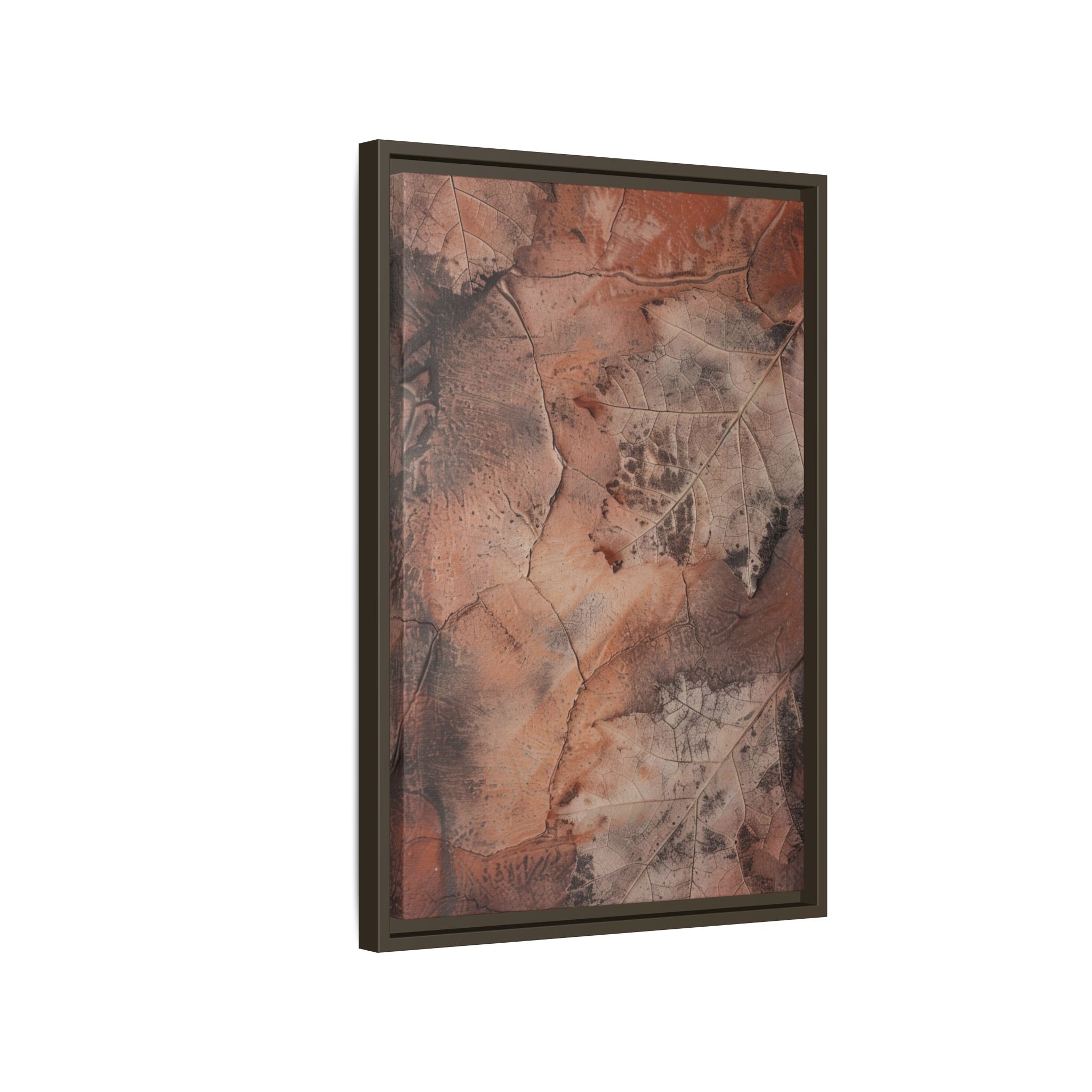 Terracotta Vein Framed Canvas Wall Art - Image 14