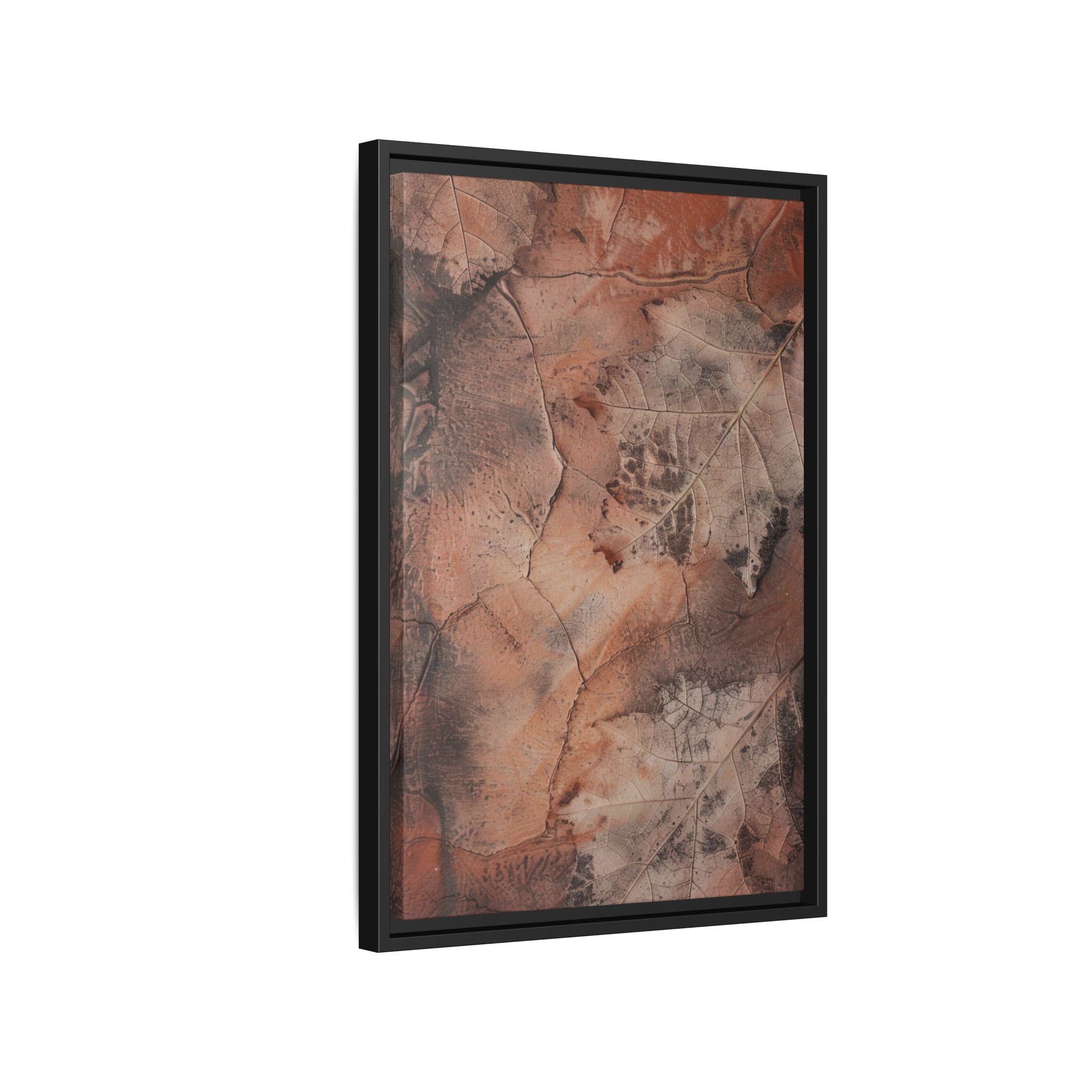 Terracotta Vein Framed Canvas Wall Art - Image 10