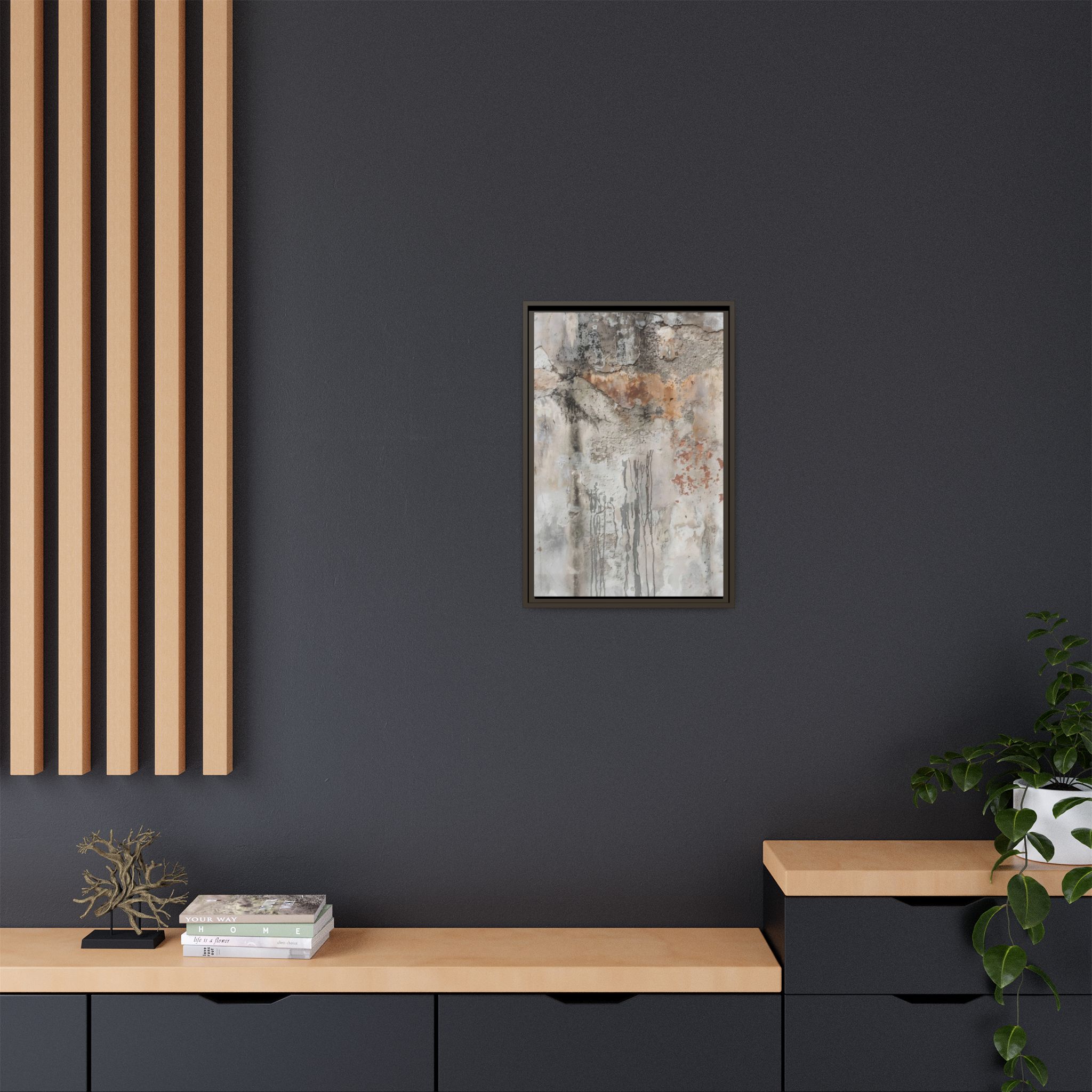 Weathered Stone Framed Canvas Wall Art - Image 16