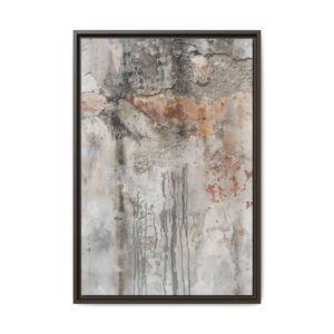 Weathered Stone Framed Canvas Wall Art