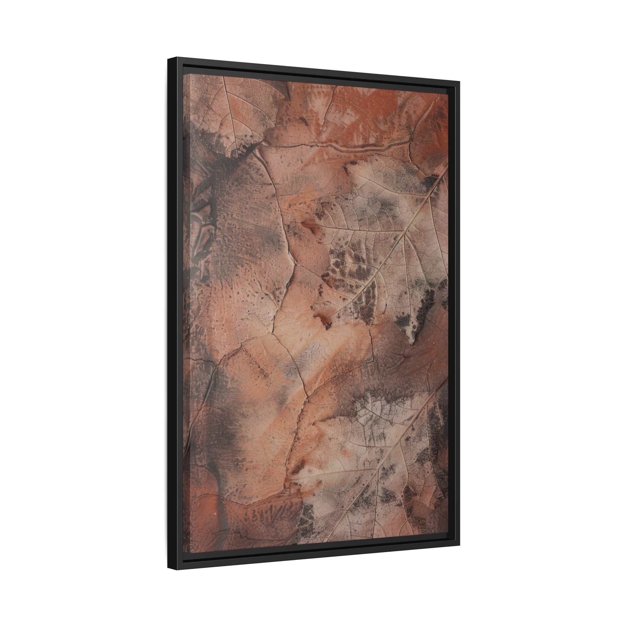 Terracotta Vein Framed Canvas Wall Art - Image 2