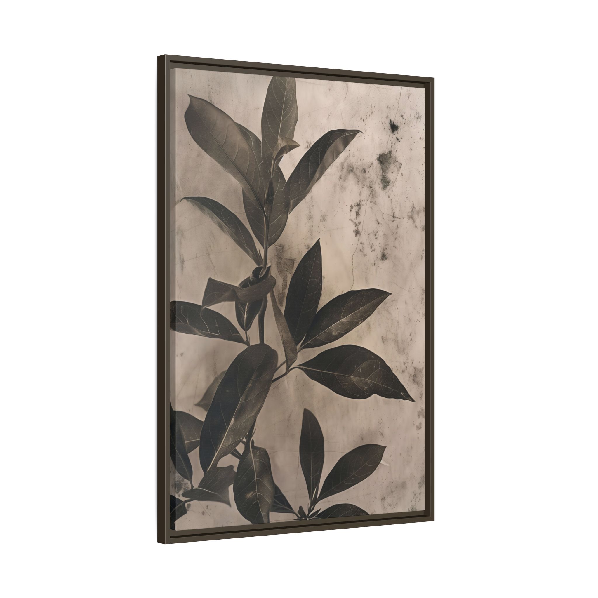 Shadow Leaf Framed Canvas Wall Art - Image 14